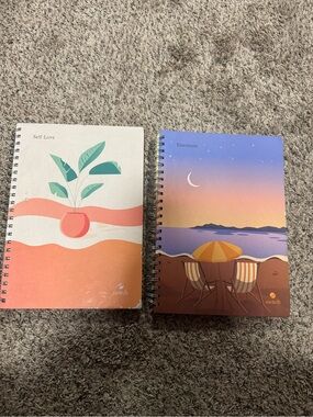 Spiral Notebook Set - self love and emotions